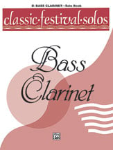 Classic Festival Solos Vol. 1 Bass Clarinet Solo Part cover Thumbnail